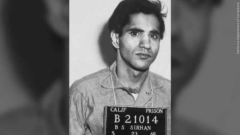 Sirhan Bishara Sirhan is a Palestinian of Jordanian citizenship who was convicted of the 1968 assassination of U.S. Senator Robert F. Kennedy., Photo Date: 5/23/69