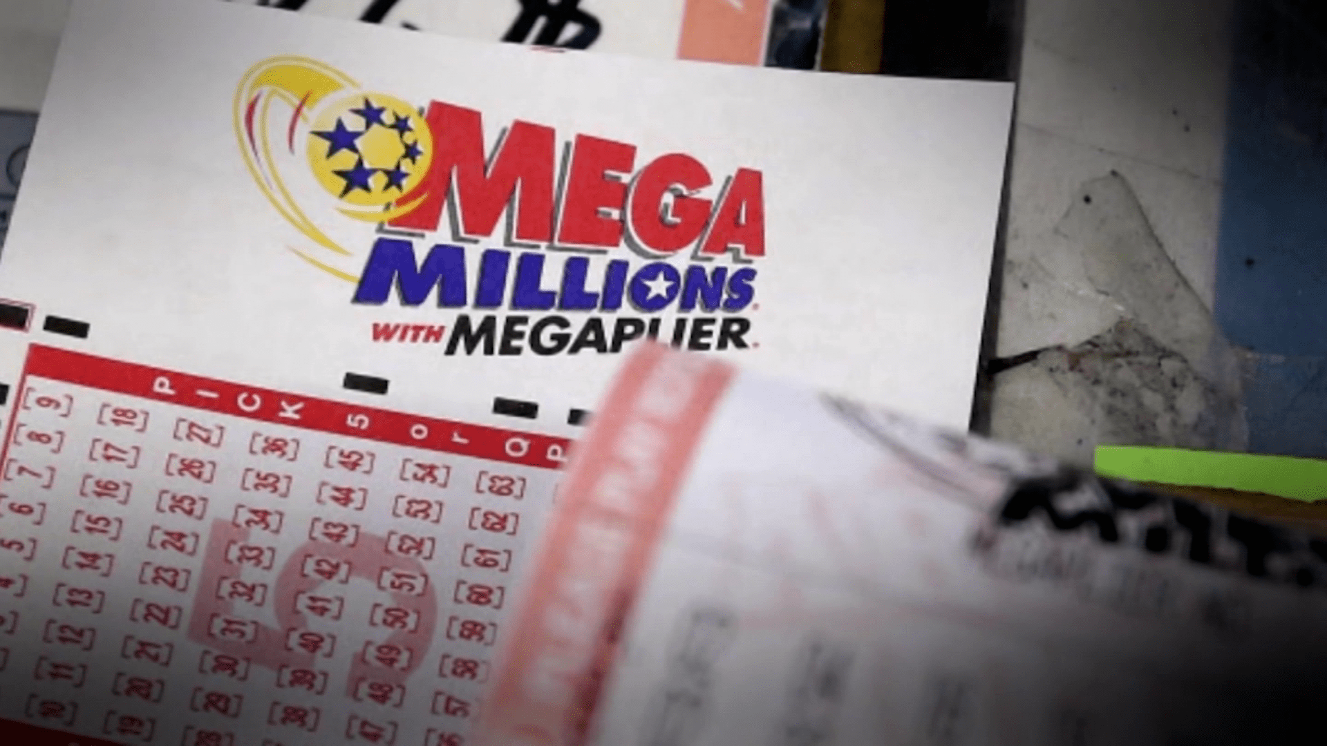 Picture of a Mega Million slip