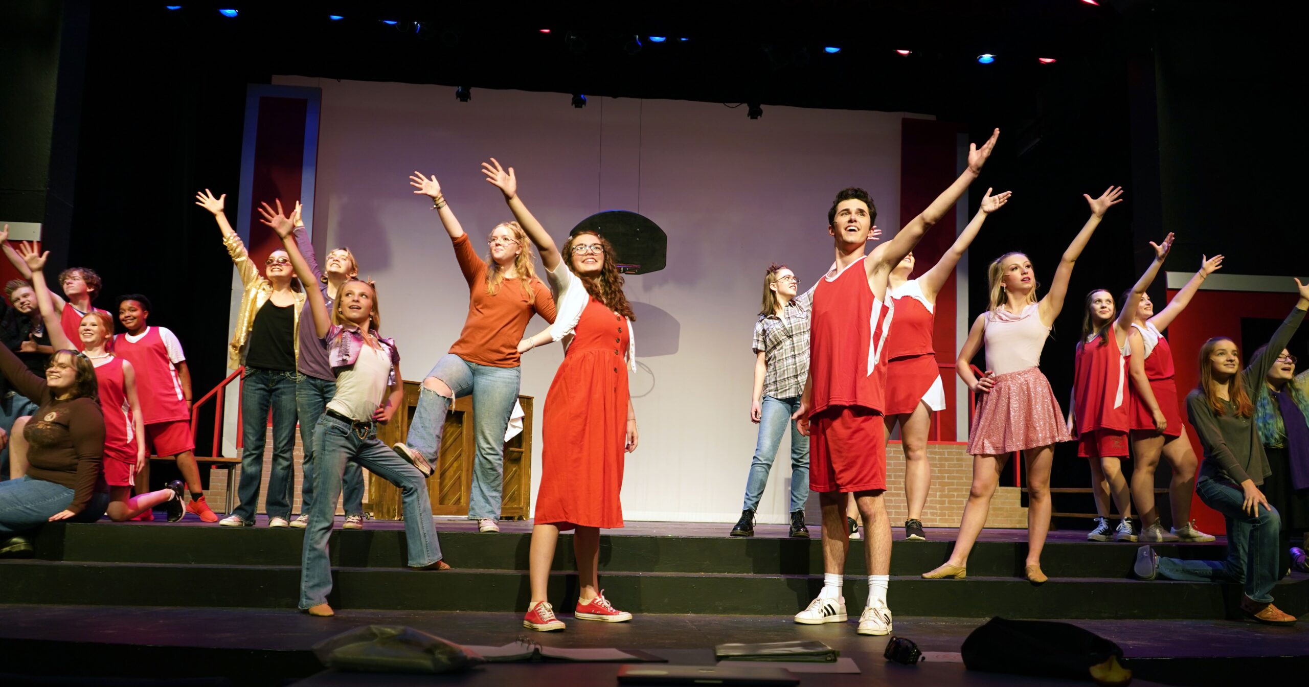 Duluth Playhouse's cast of High School Musical