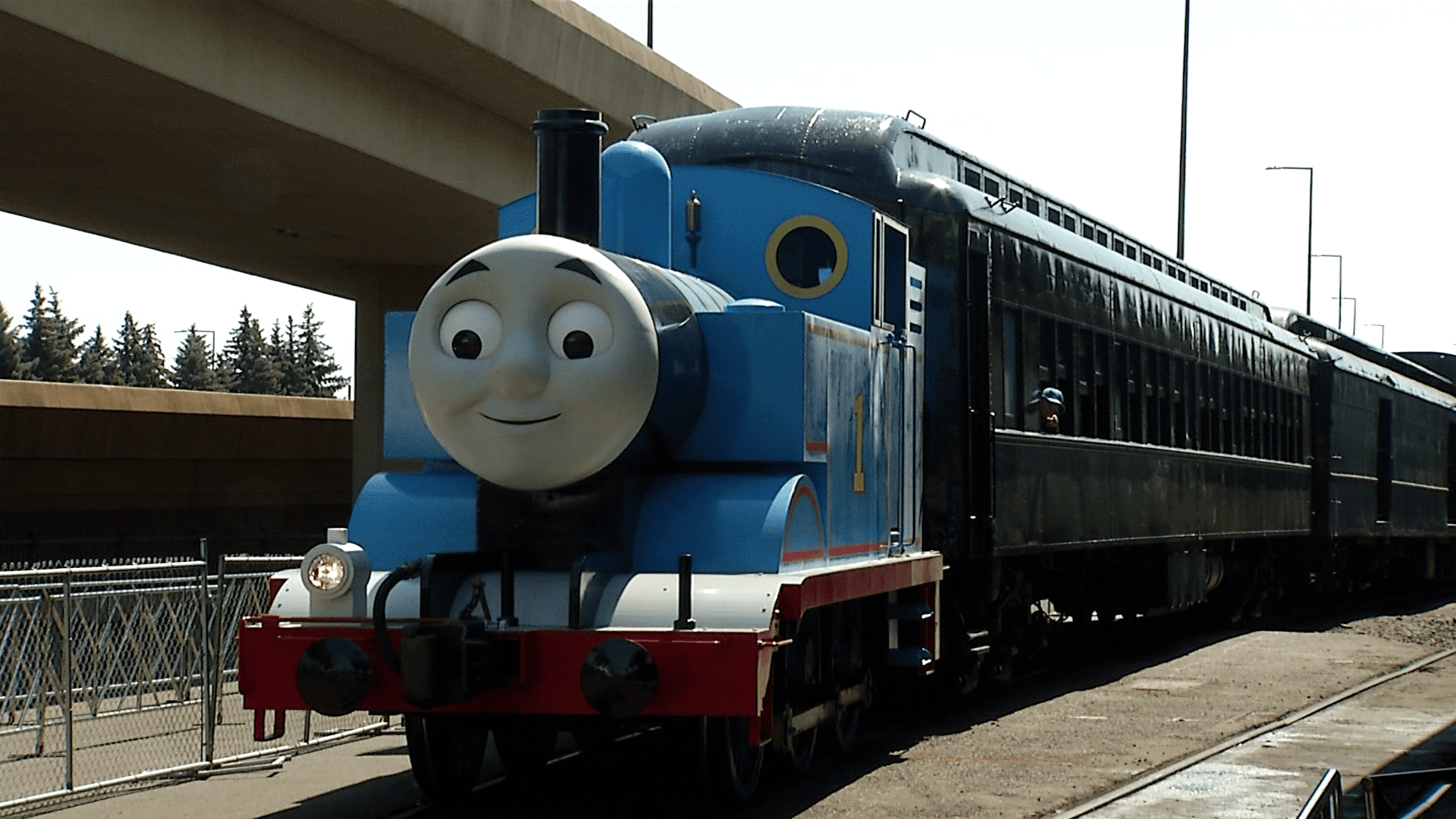 A picture of Thomas the Train in Duluth