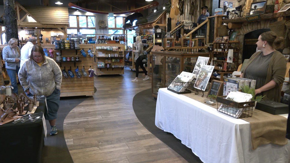Inside Duluth Pack Store