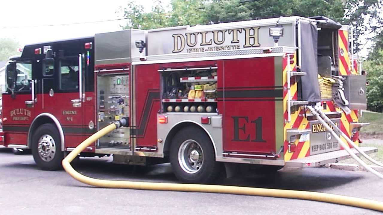 still image of a Duluth Fire truck