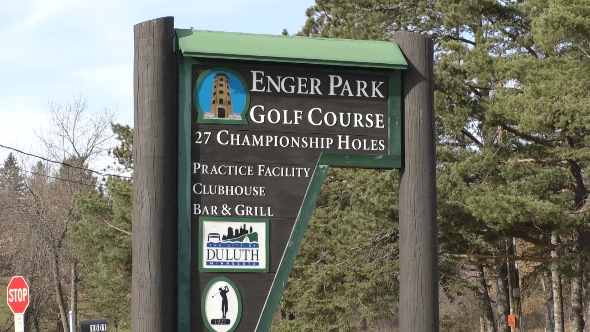 A picture of the Enger Park Golf Course