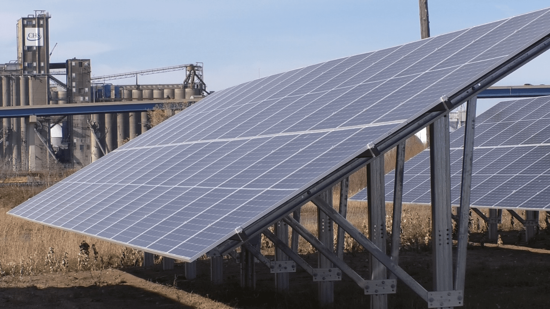 A picture of a solar panel at Epicurean