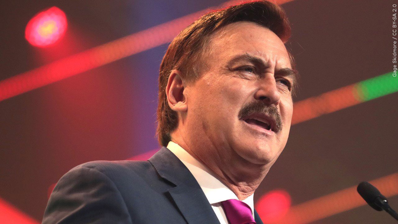 Picture of MyPillow chief executive, Mike Lindell