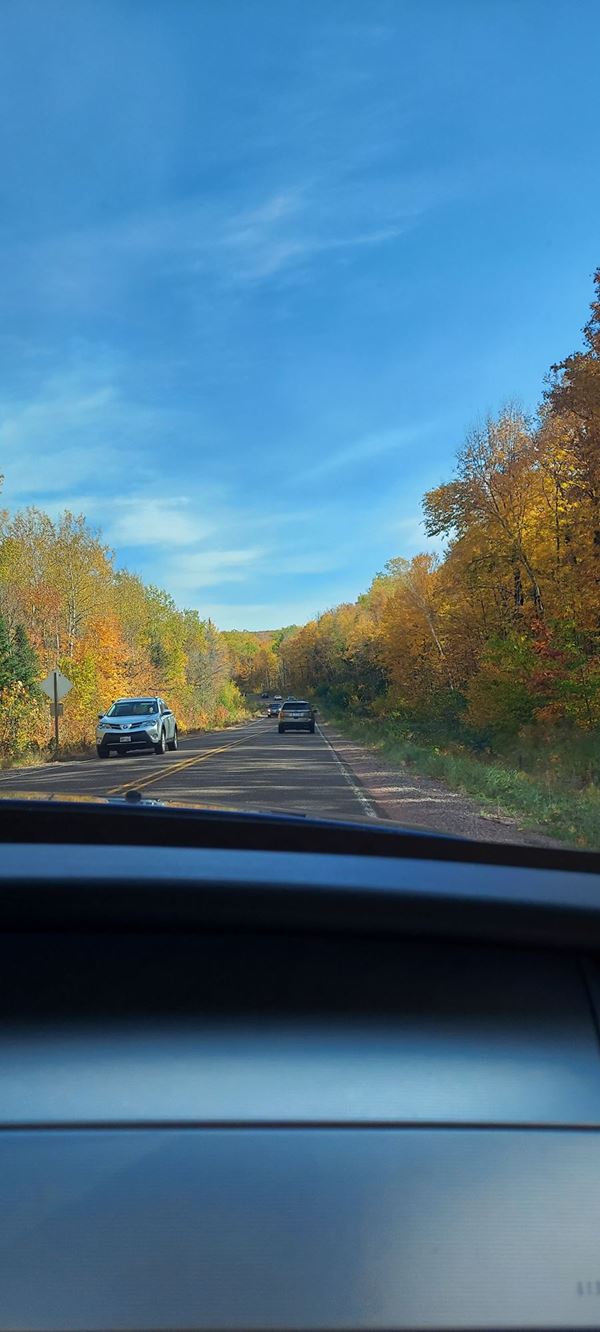 driving on Highway 77 in the fall