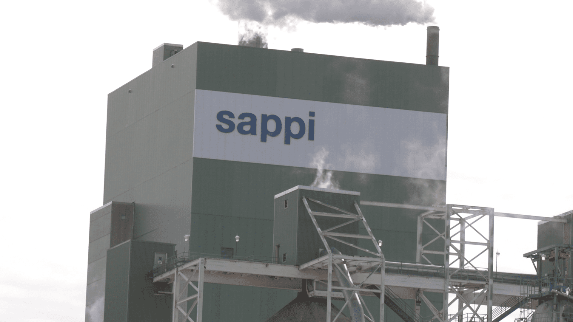 A photo of the Sappi Mill in Cloquet