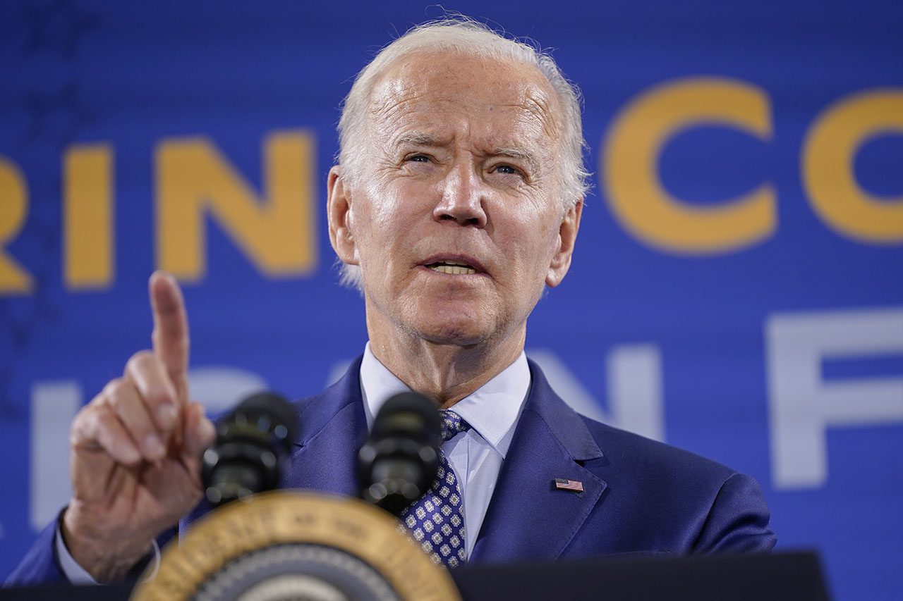 Picture of President Joe Biden speaking in Albuquerque, NM