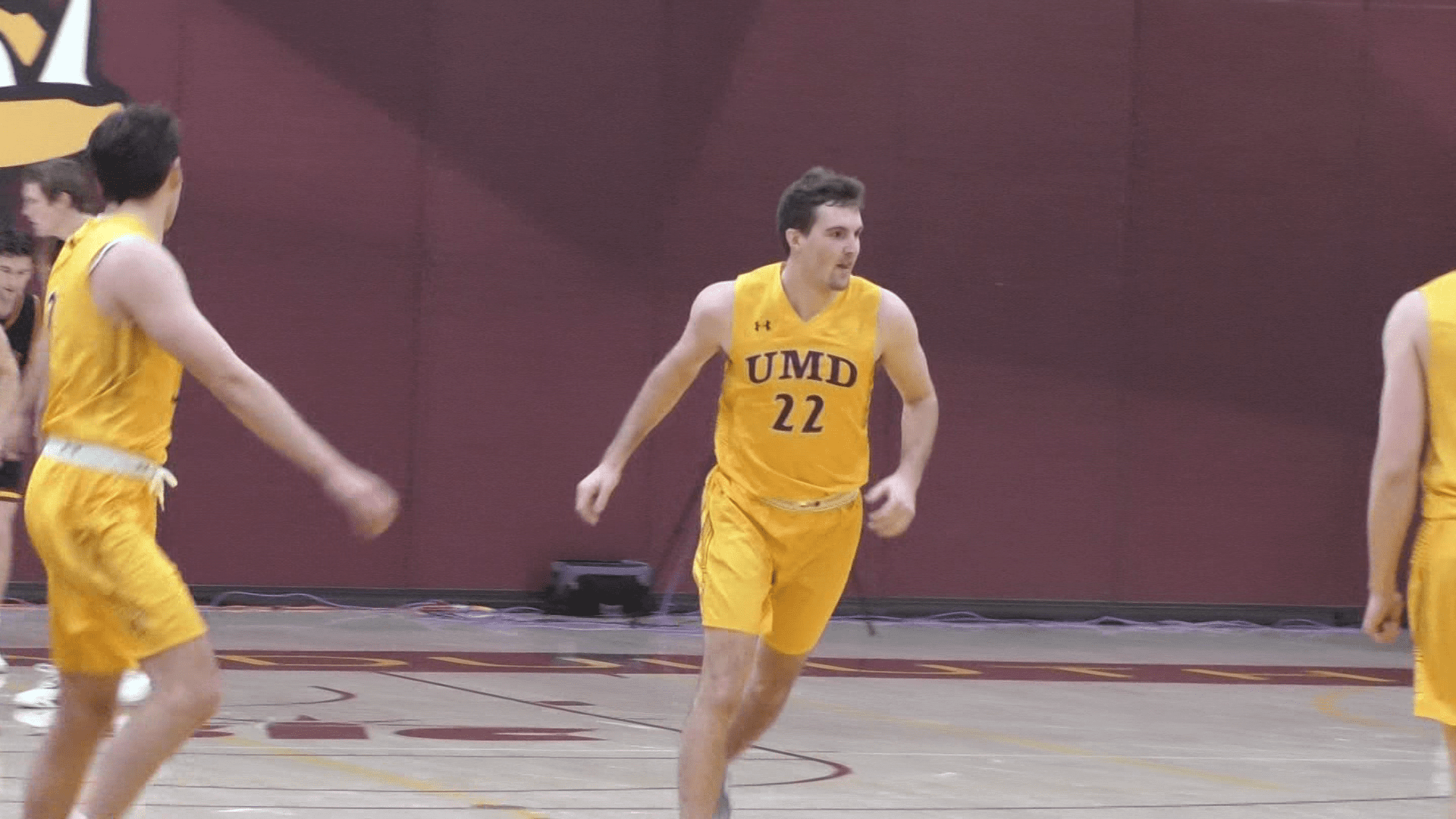 UMD's Drew Blair playing against Northern State