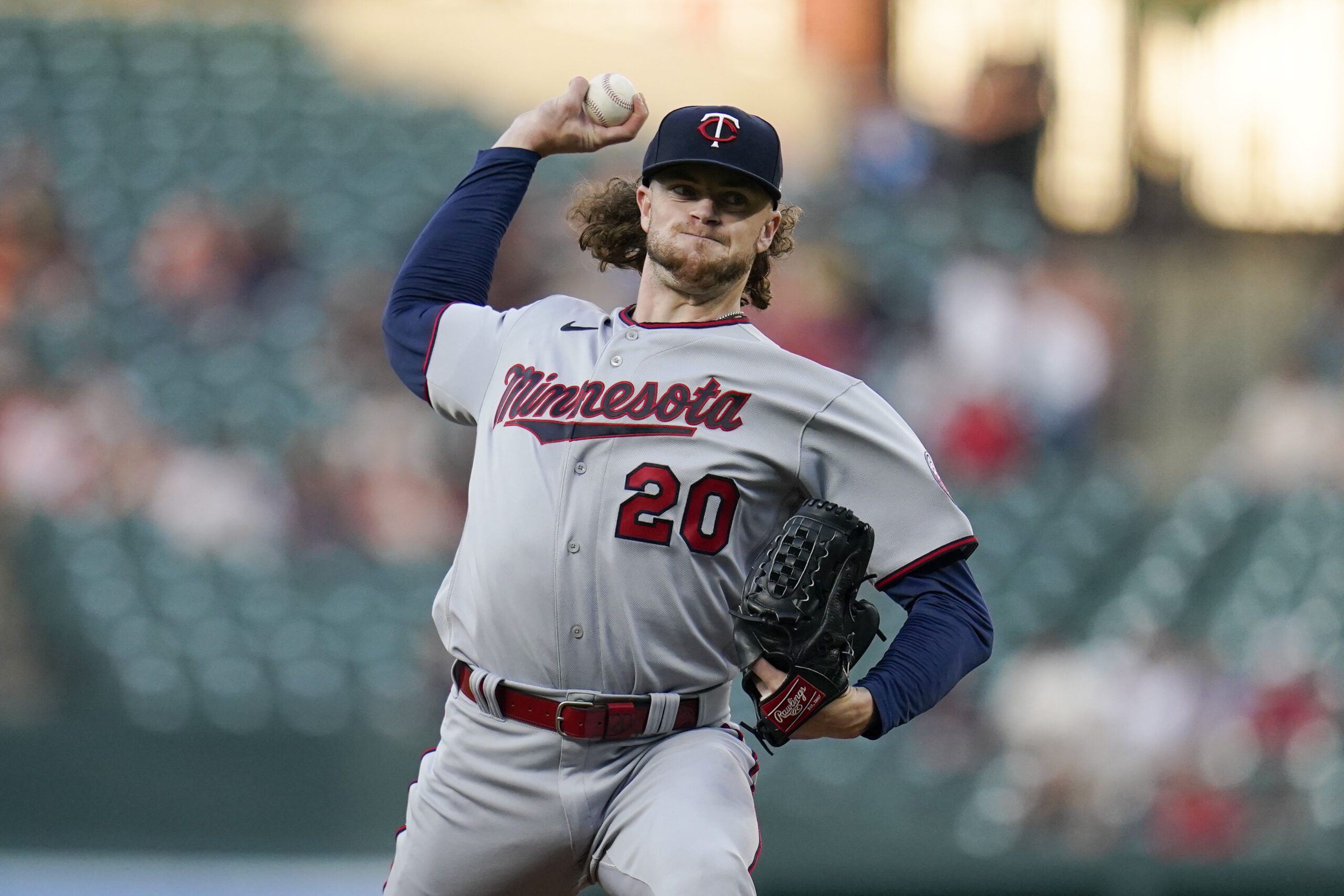 Chris Paddack pitching for the Minnesota Twins.