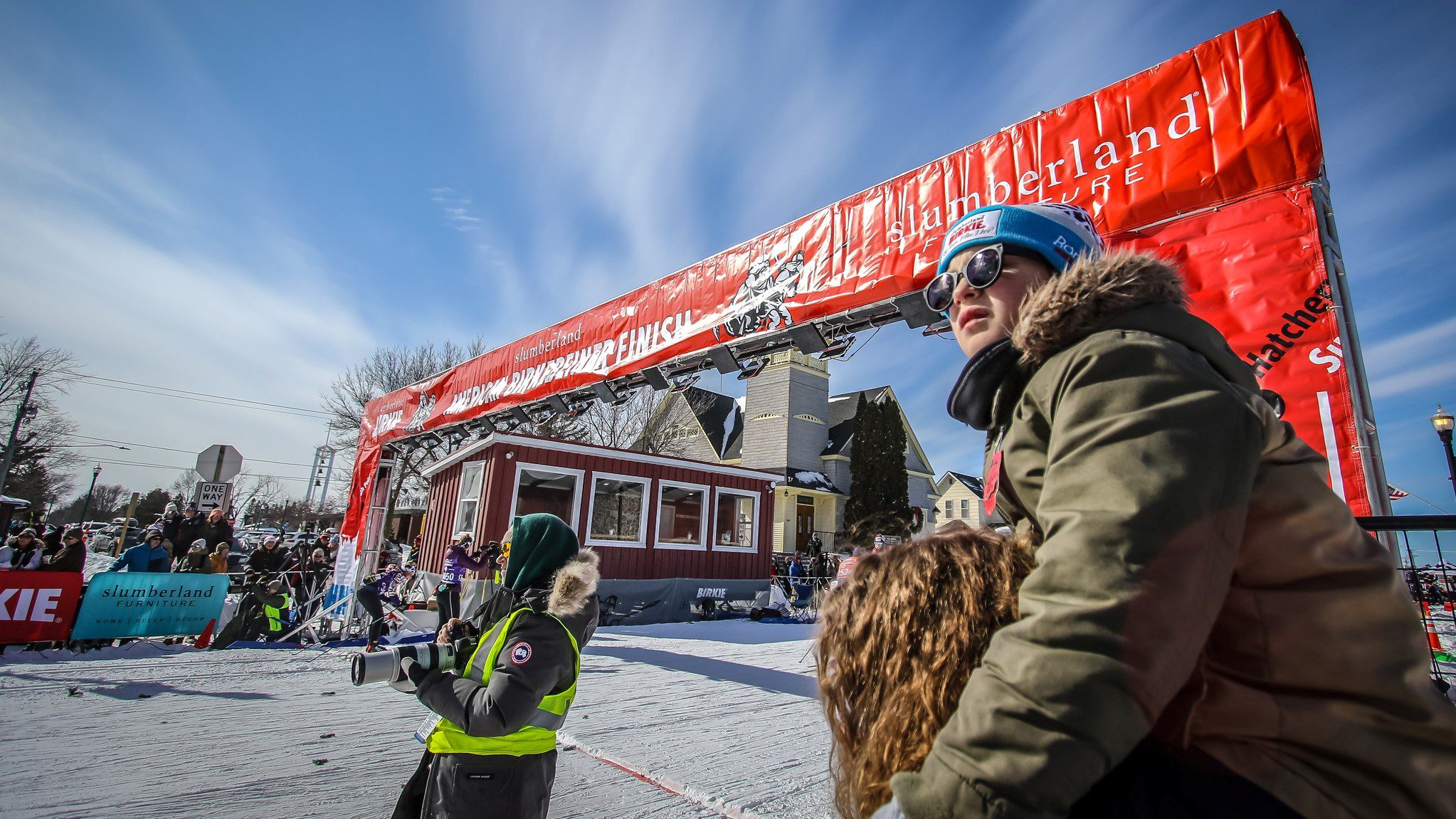 The Birkie finish line