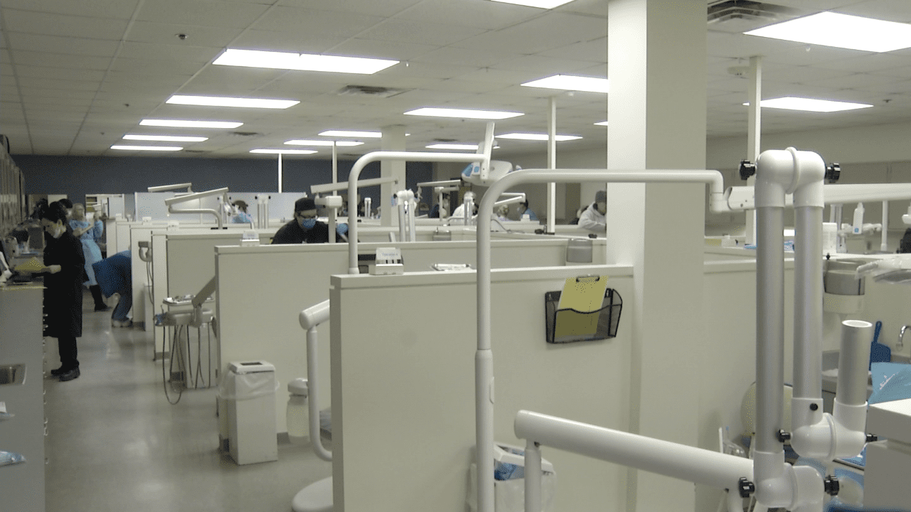 Lake Superior College dental hygiene facility.