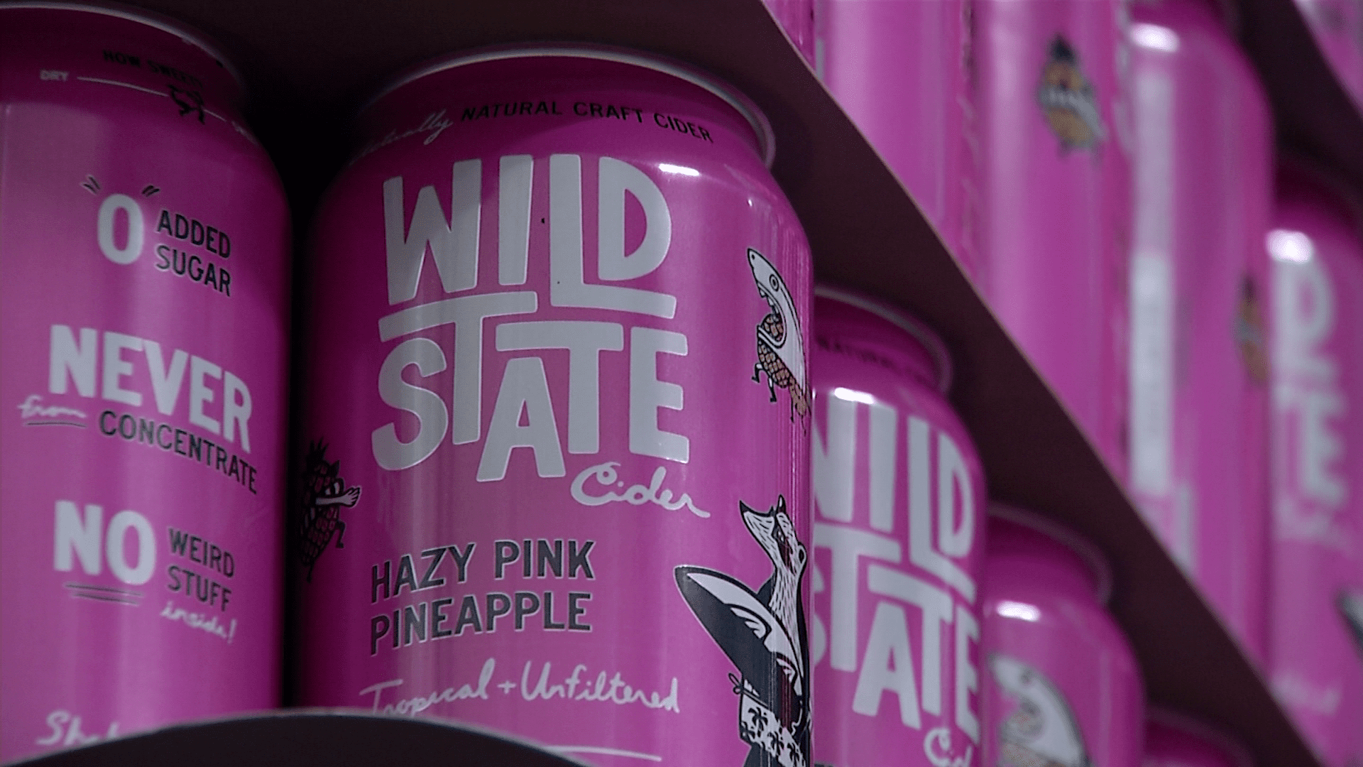Photo of a Wild State Cider can.