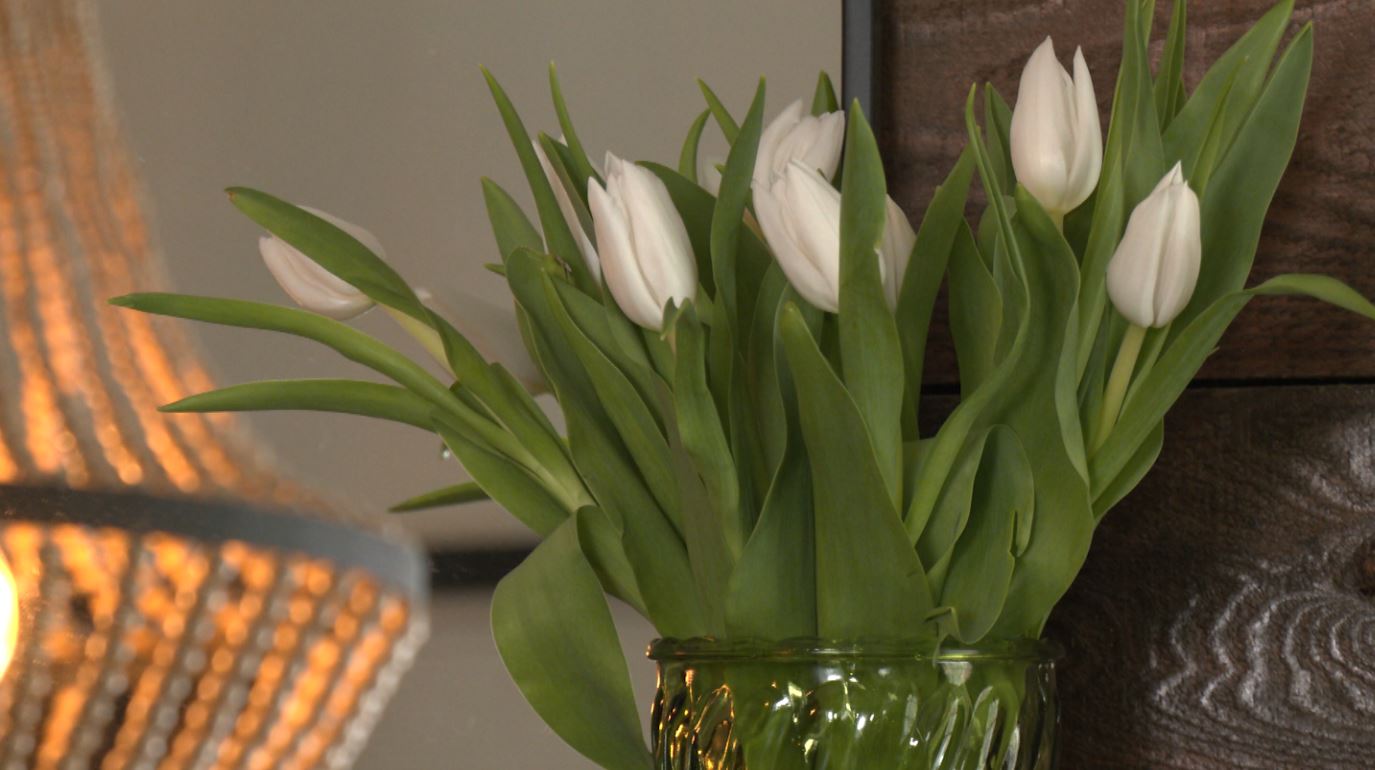 Fresh flowers are an easy way to bring spring into your home