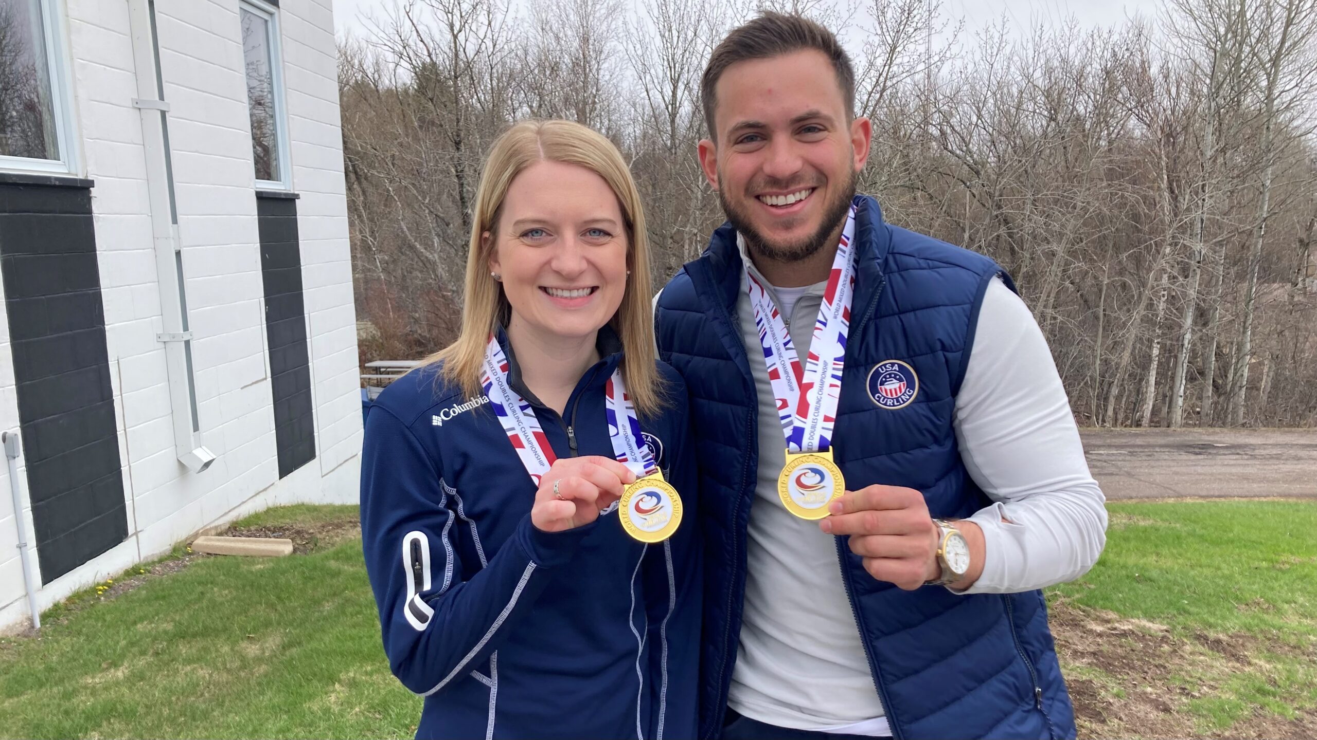 Mixed doubles curling world champions thrilled to bring home the hardware to Duluth
