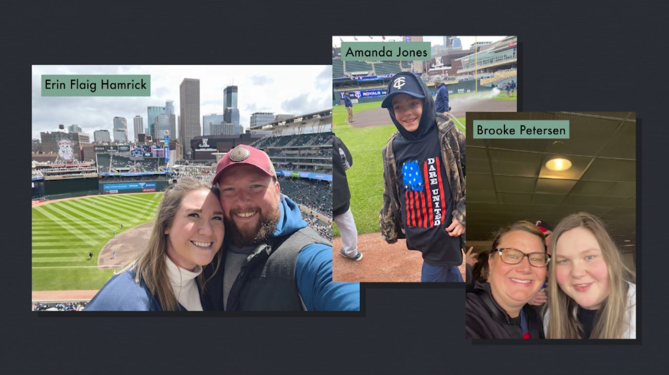 Several Northlanders attended a Twins game