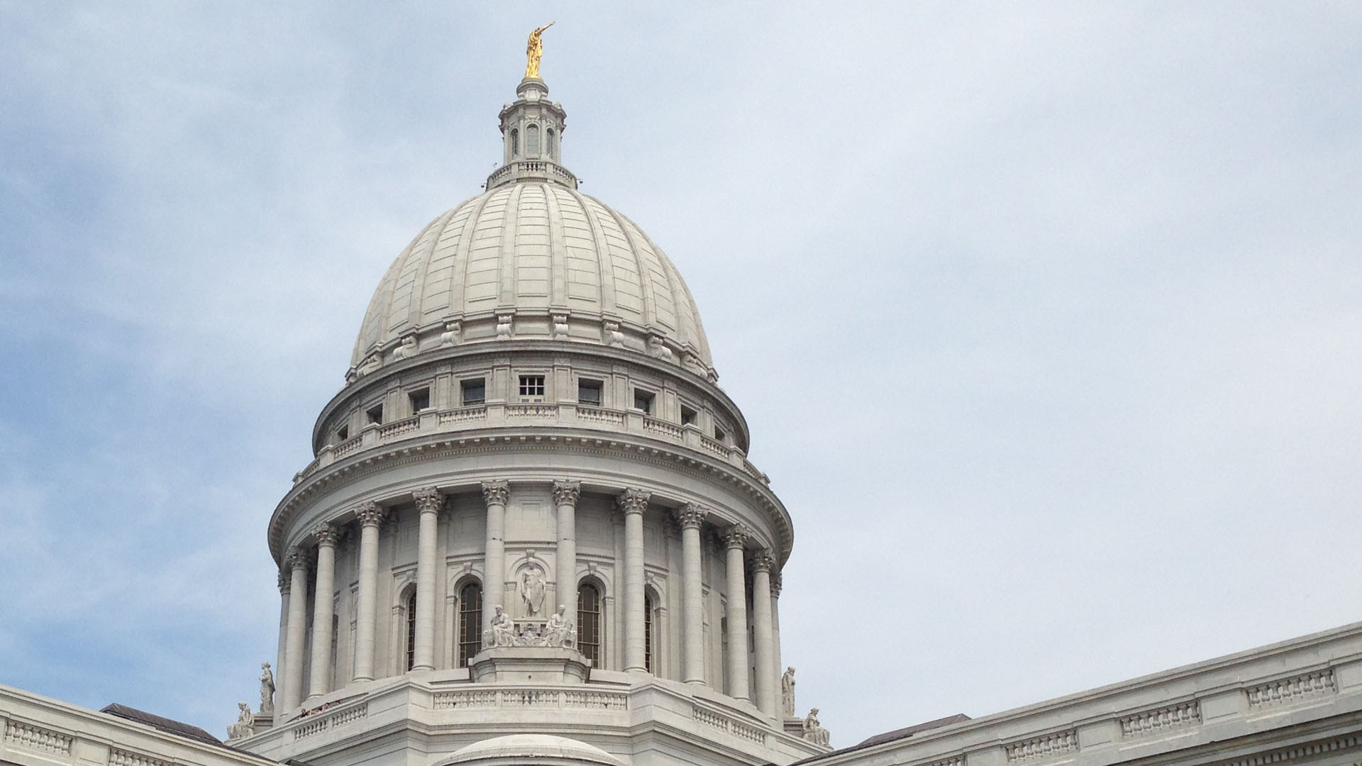 View of the Wisconsin Capitol dome.