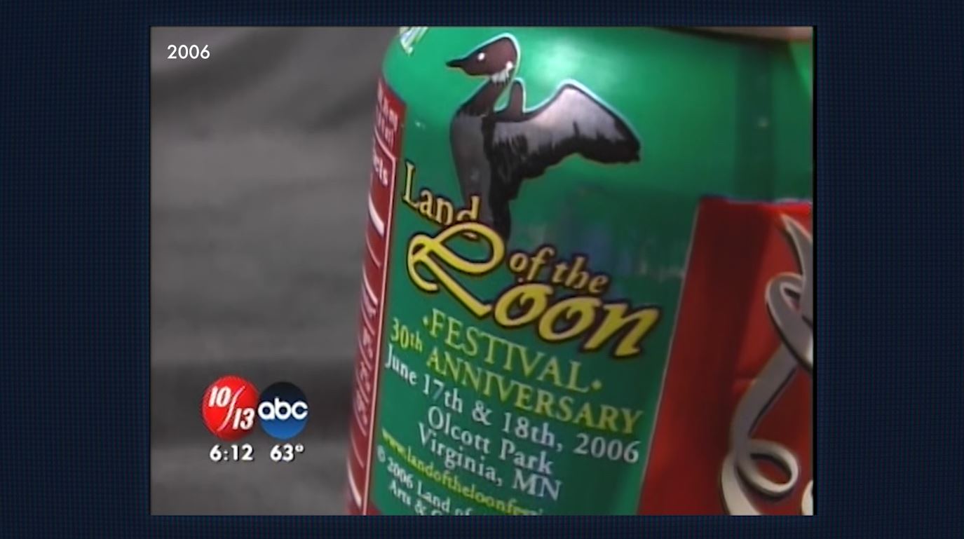 A Land of the Loon Festival 30th anniversary can from 2006