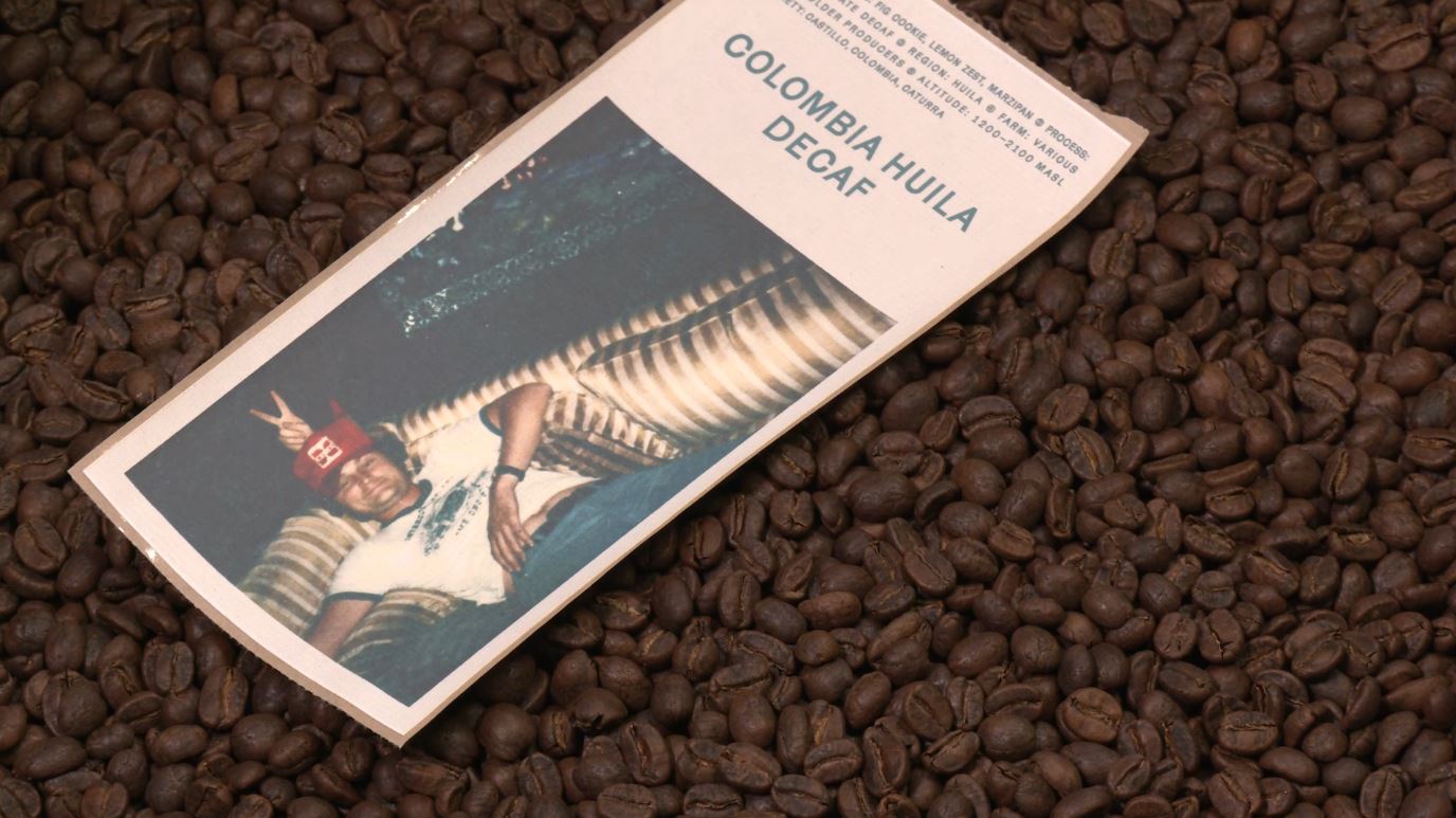Old family photos adorn every label of Underwood Coffee beans.