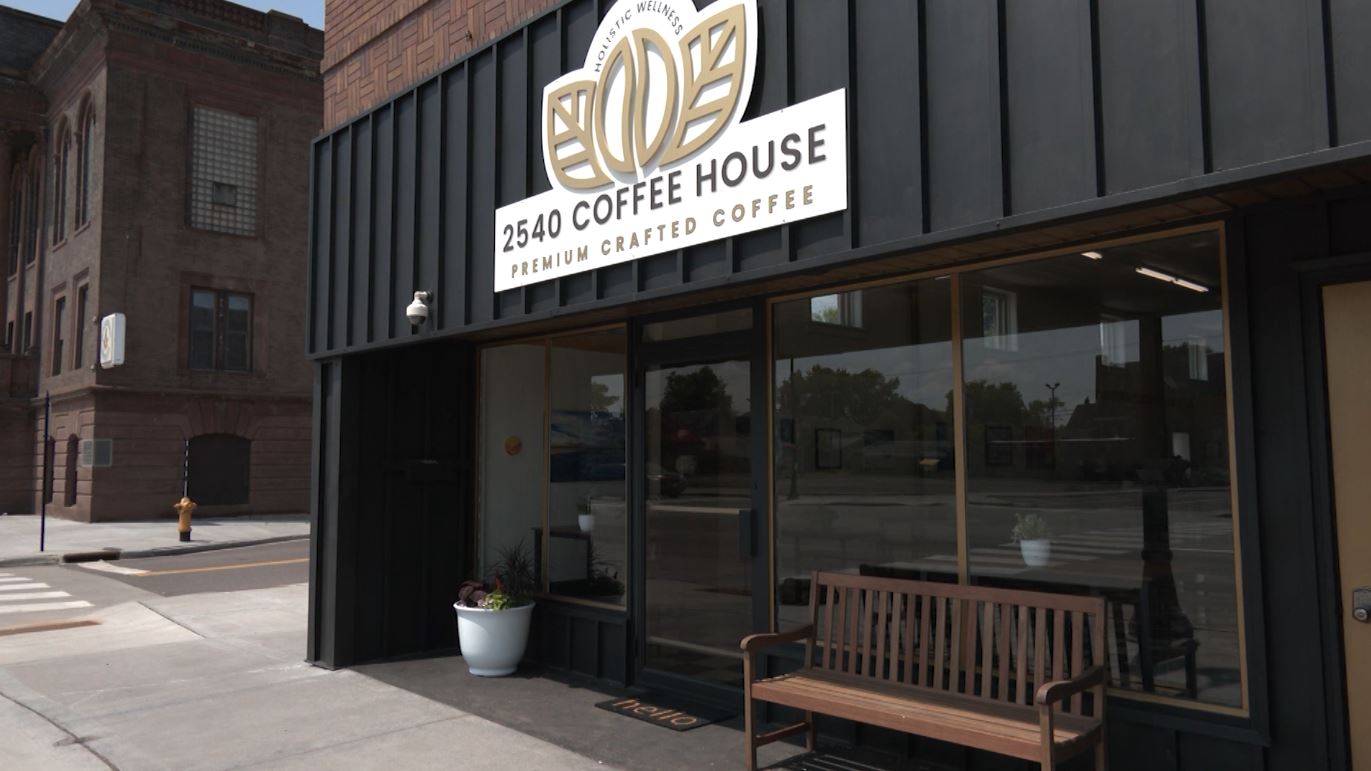 The exterior of the 2540 Coffeehouse