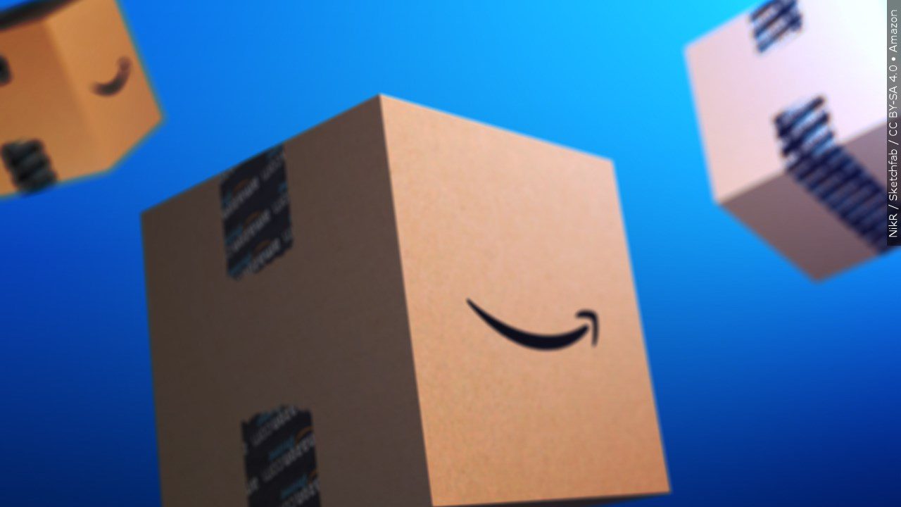 An Amazon box
