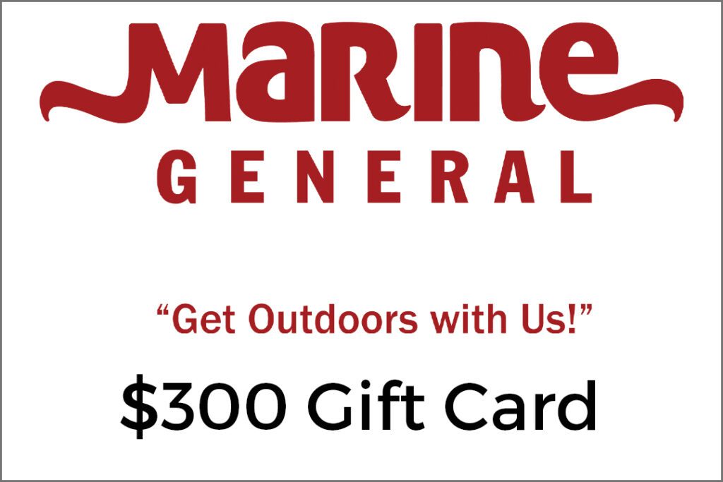 Spectacular September Sweepstakes prize from Marine General.