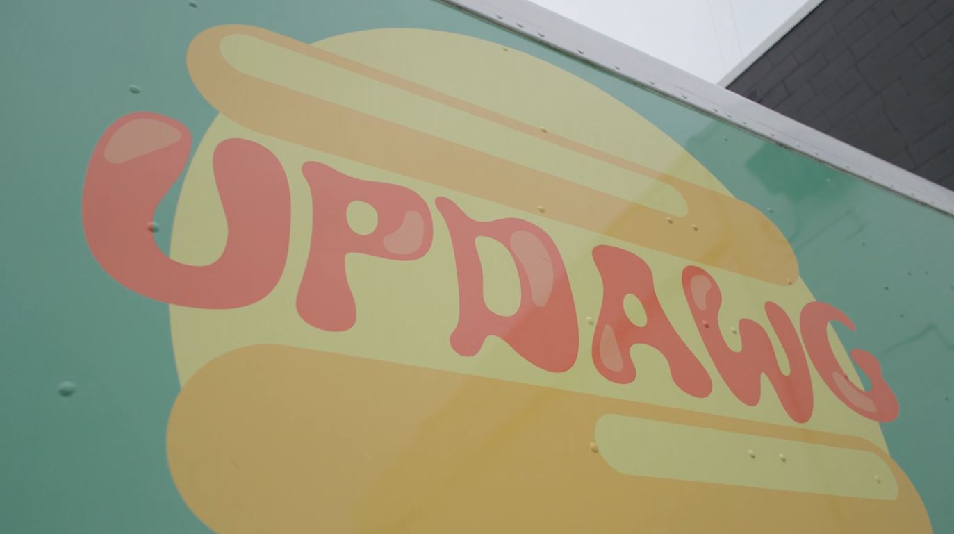 The side of the UpDawg food truck