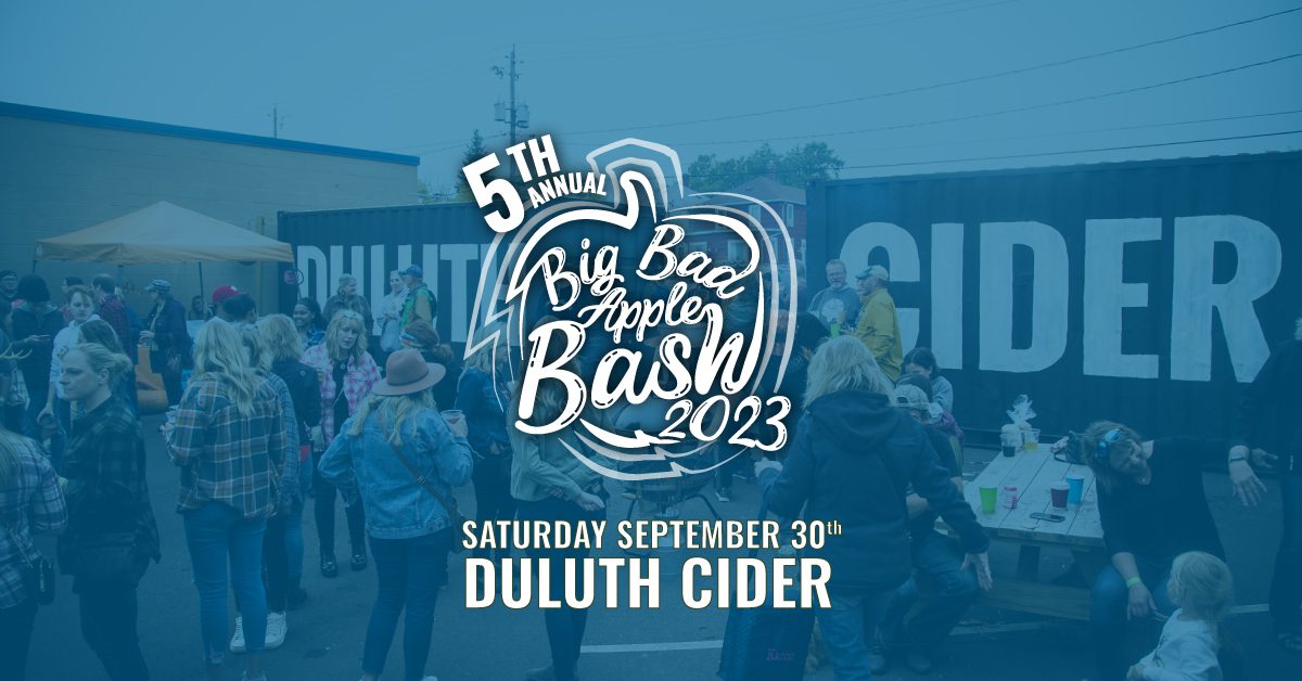 Duluth Cider's Big Bad Apple Bash poster