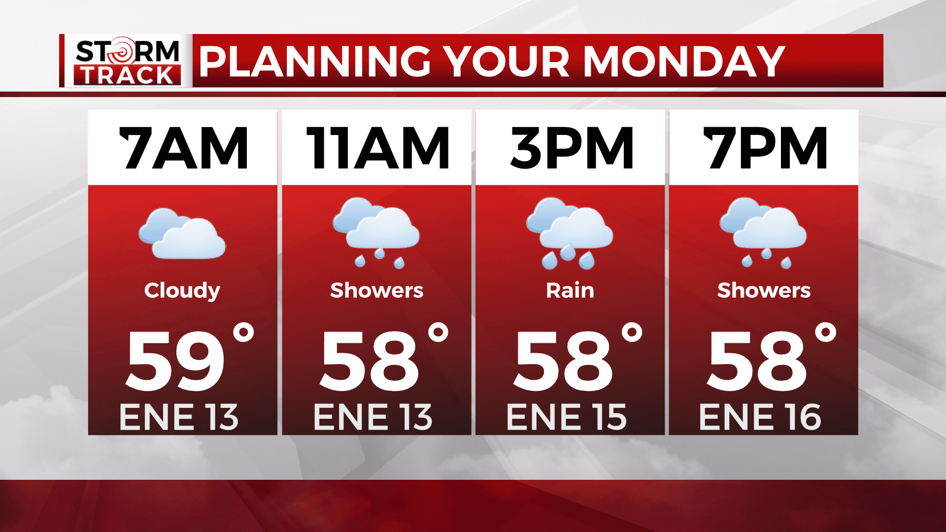Monday's day planner