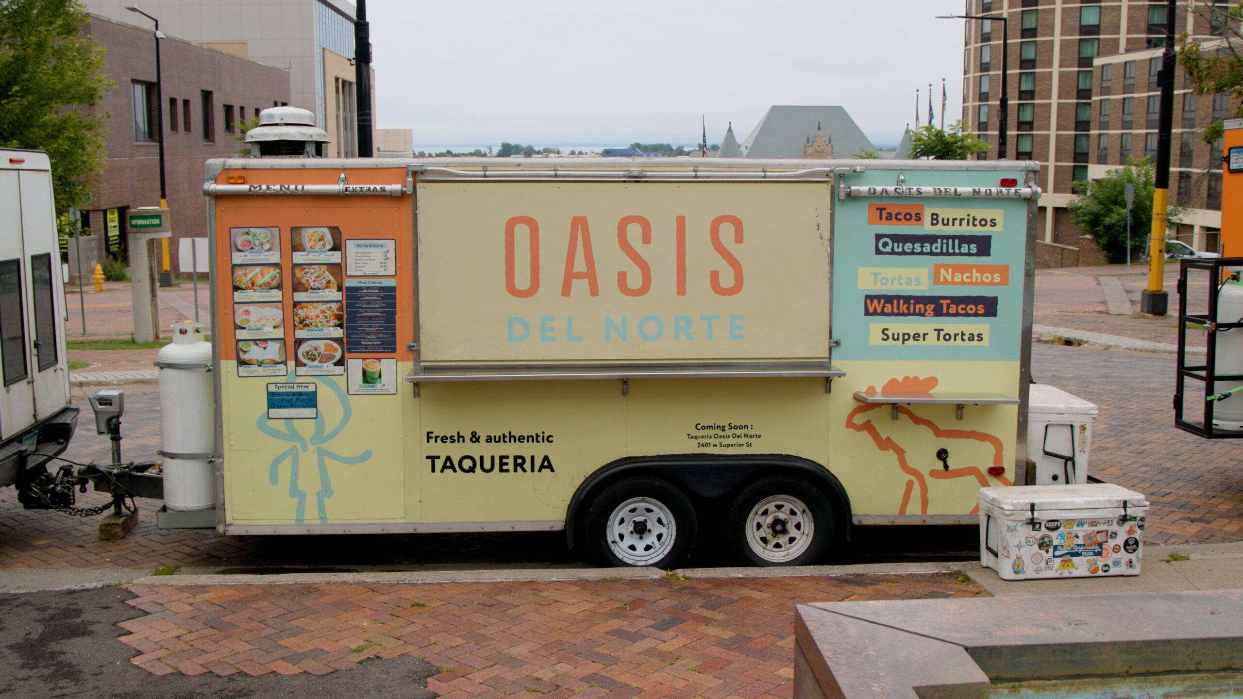 The Oasis Del Norte food trailer