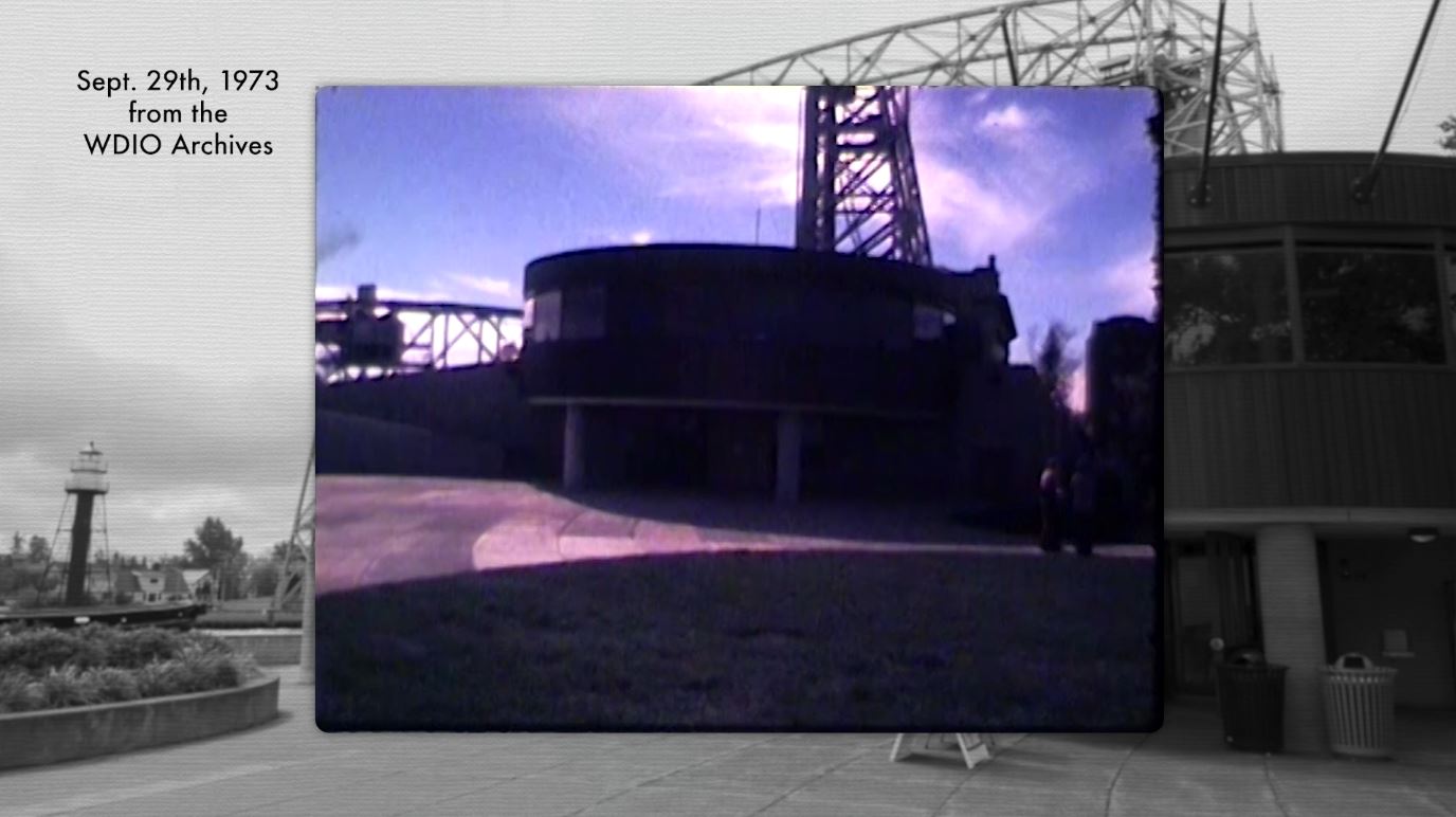 The Lake Superior Maritime Visitor Center in 1973