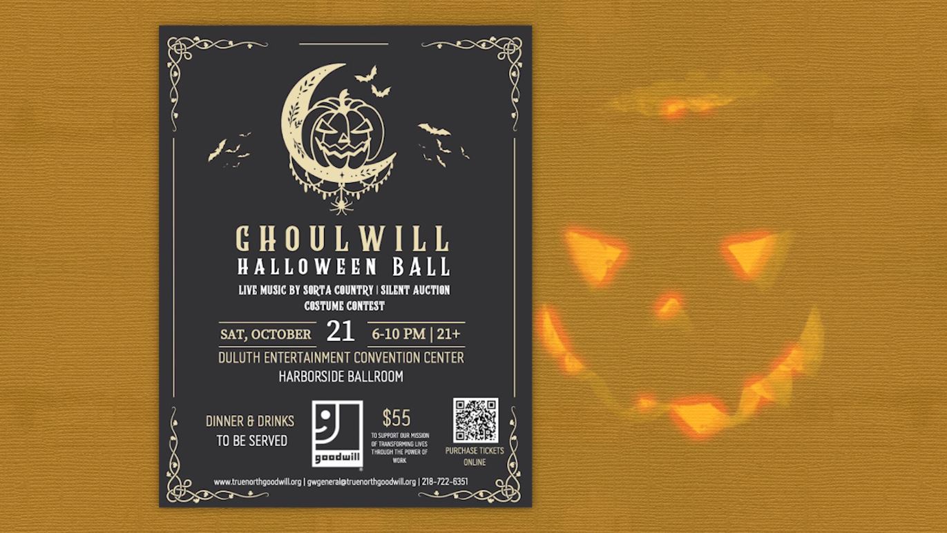 A poster for the Ghoulwill Ball