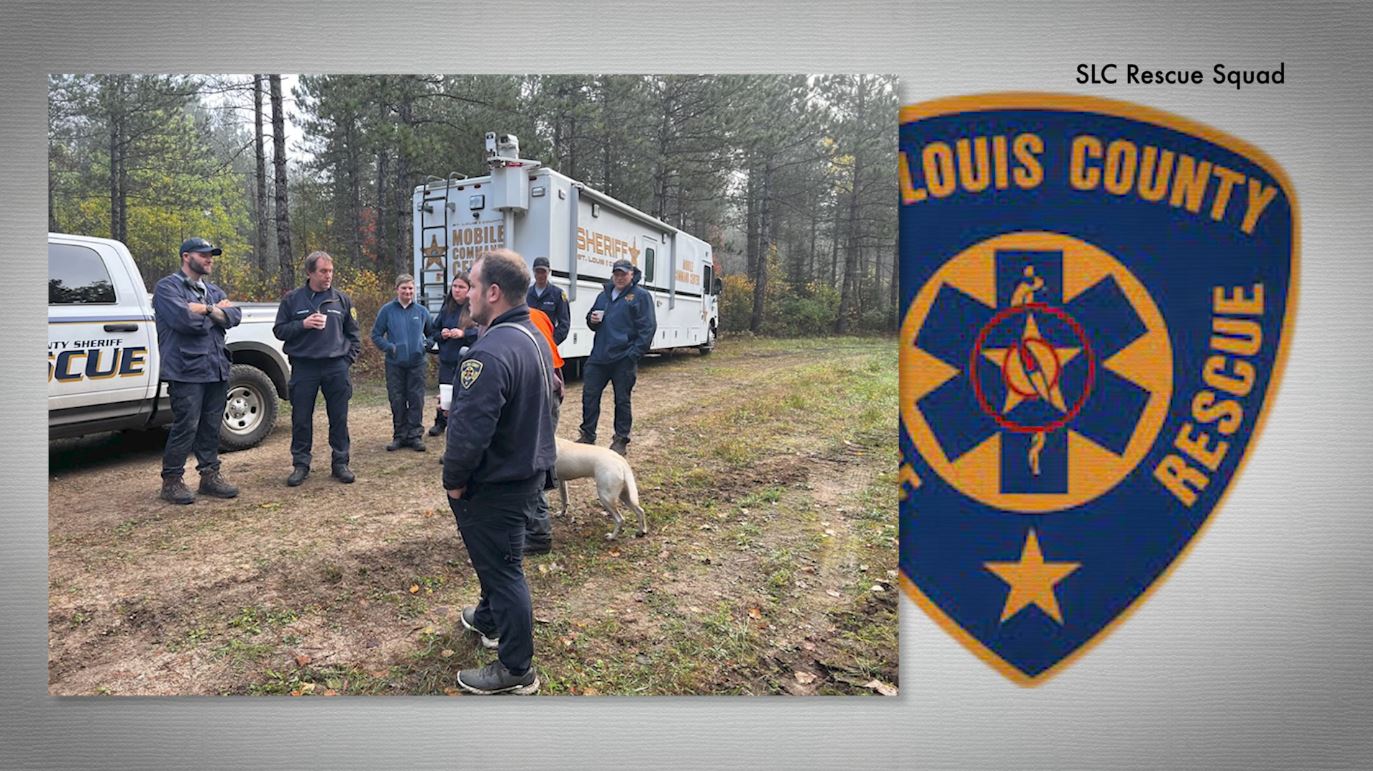 St. Louis County Rescue Squad members debrief.