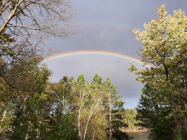 OLIP- Mark Kuester - Double rainbow at Spider Lake