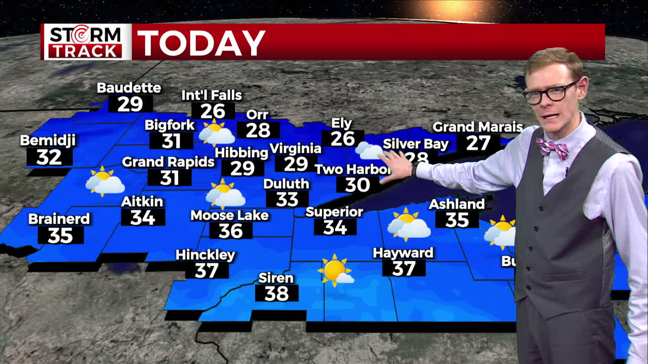 Brandon showing Wednesday's highs