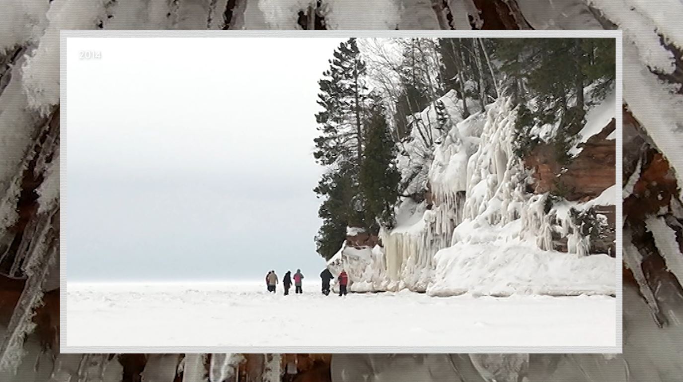 The Apostle Islands ice caves in 2014