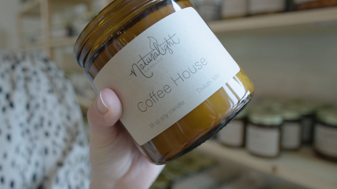 Naturalight's Coffee House-scented candle