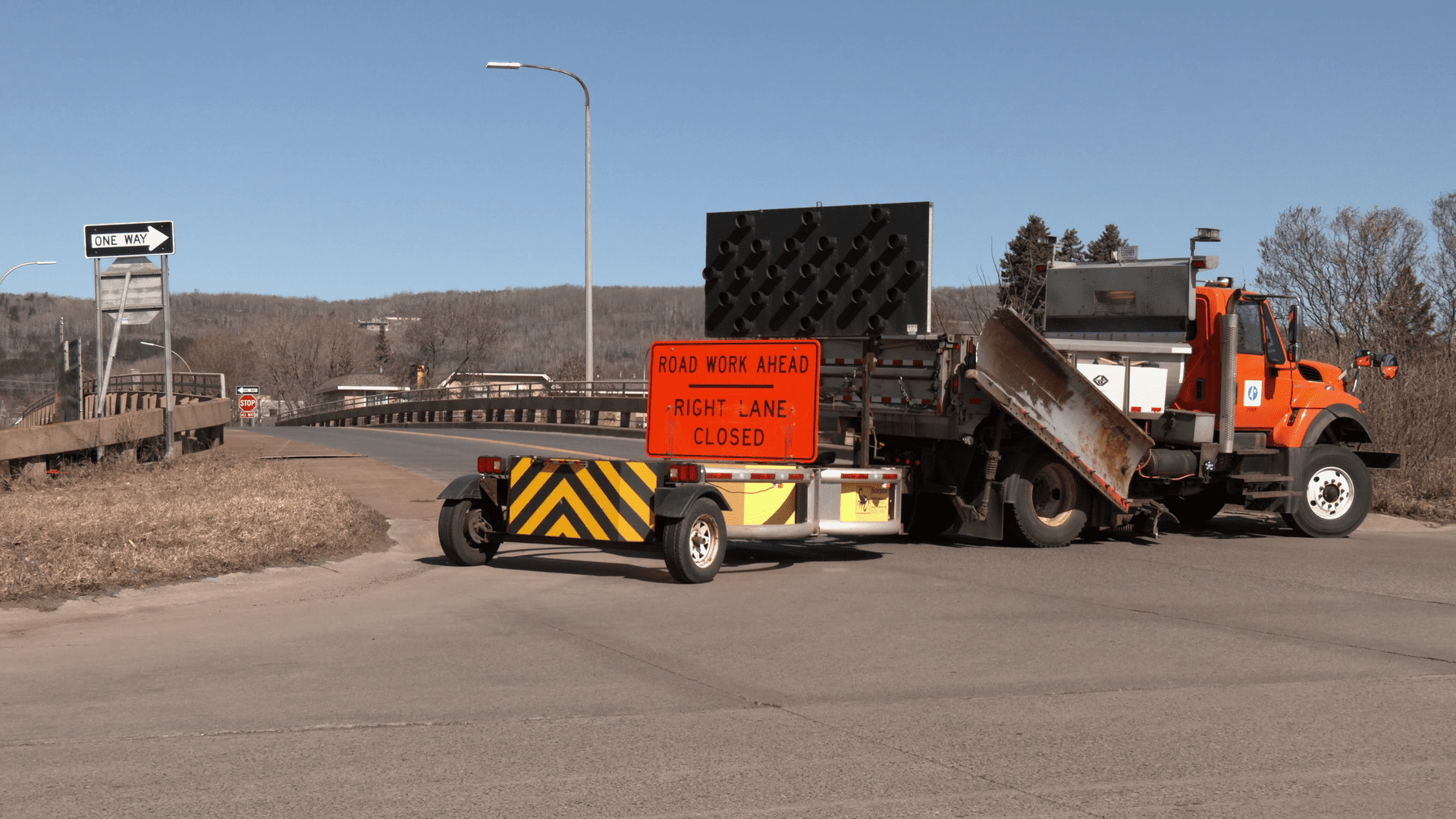 The original closure of the 40th Avenue W bridge