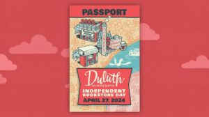 The cover of the Duluth Bookstore Passport