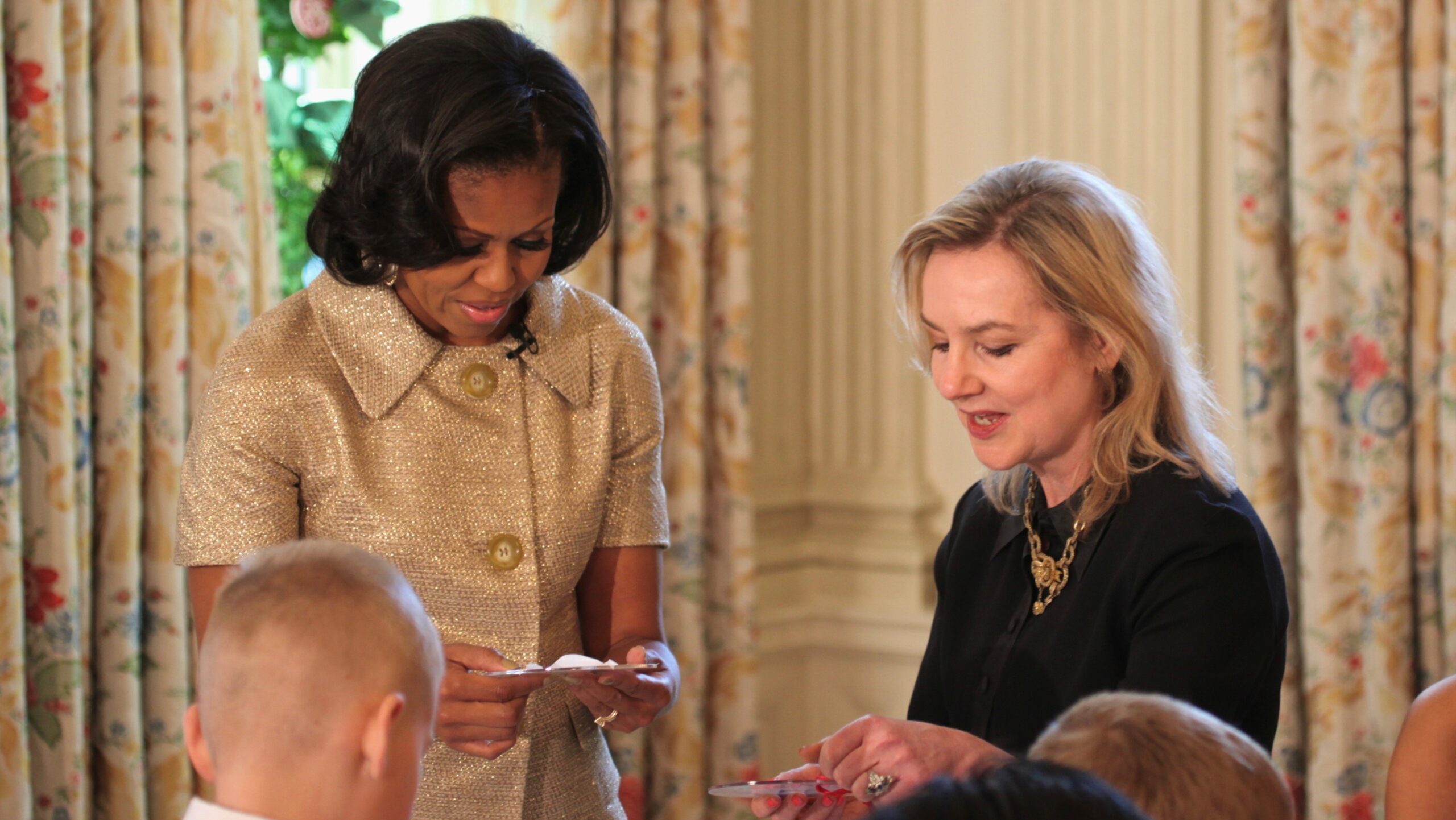 Laura Dowling with Michelle Obama