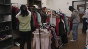 The UWS Sustainability Club organizes the Free Store